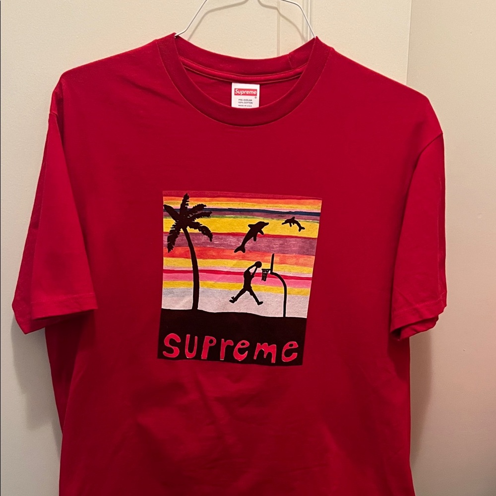 Supreme Red Sunset Graphic Tee